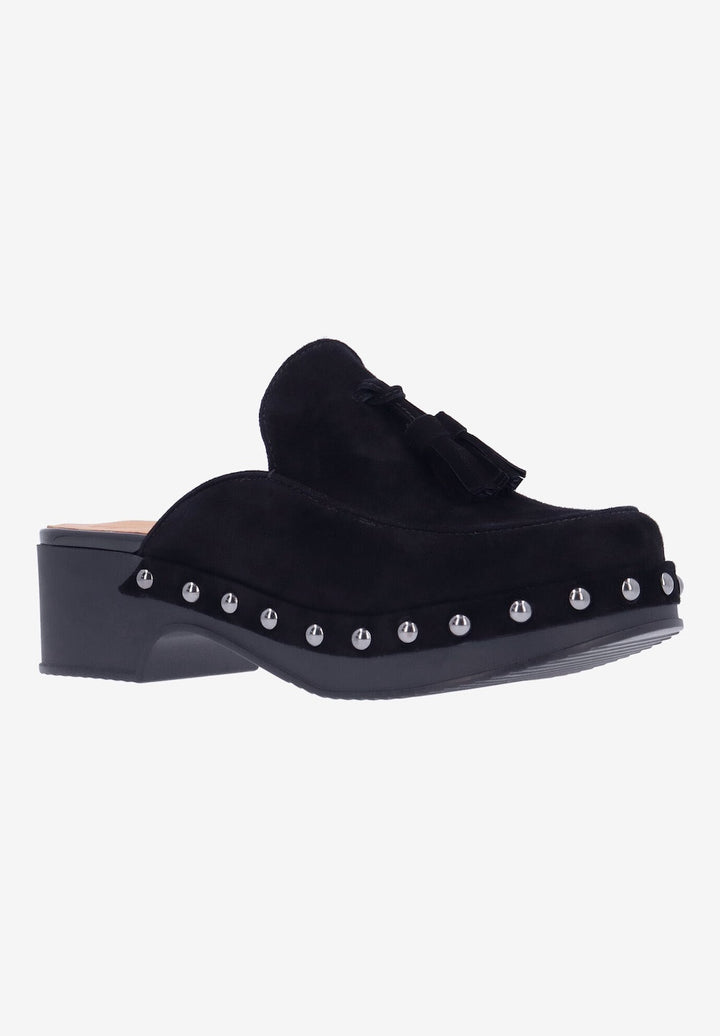 L'Amour Des Pieds Women's Gracen Black KidSuede - Orleans Shoe Co.