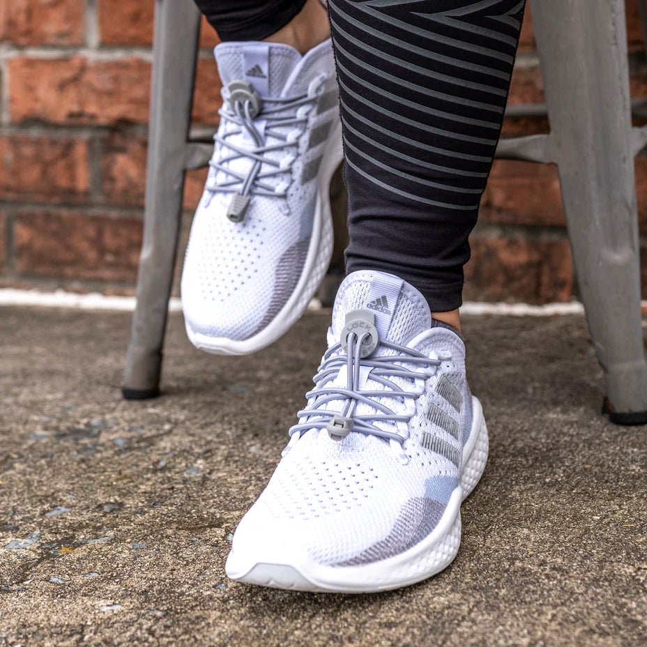 LOCK LACES Reflective (Elastic No Tie Shoelaces) Storm Gray LOCK LACES Reflective (Elastic No Tie Shoelaces) Storm Gray