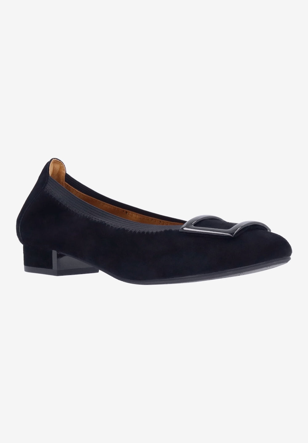 L'Amour Des Pieds Women's Floella Black KidSuede - Orleans Shoe Co.
