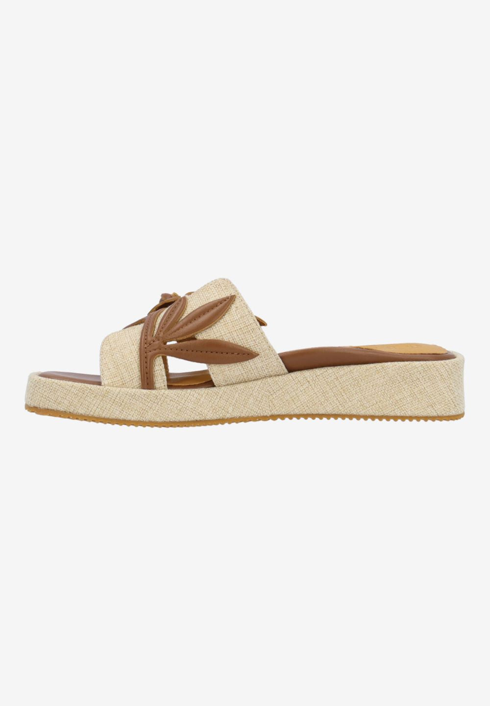 L'Amour Des Pieds Women's Aldara Natural Linen Saddle - Orleans Shoe Co.