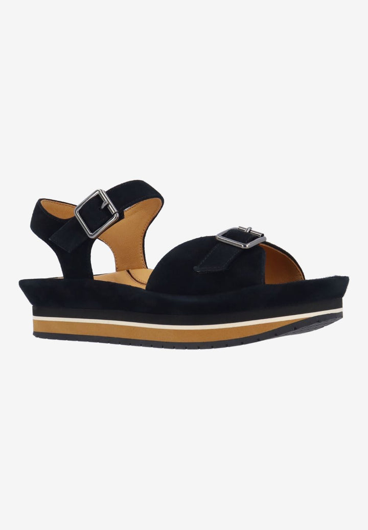 L'Amour Des Pieds Women's Vardant Black Kid Suede