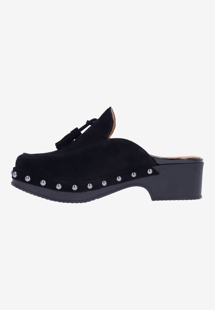 L'Amour Des Pieds Women's Gracen Black KidSuede - Orleans Shoe Co.