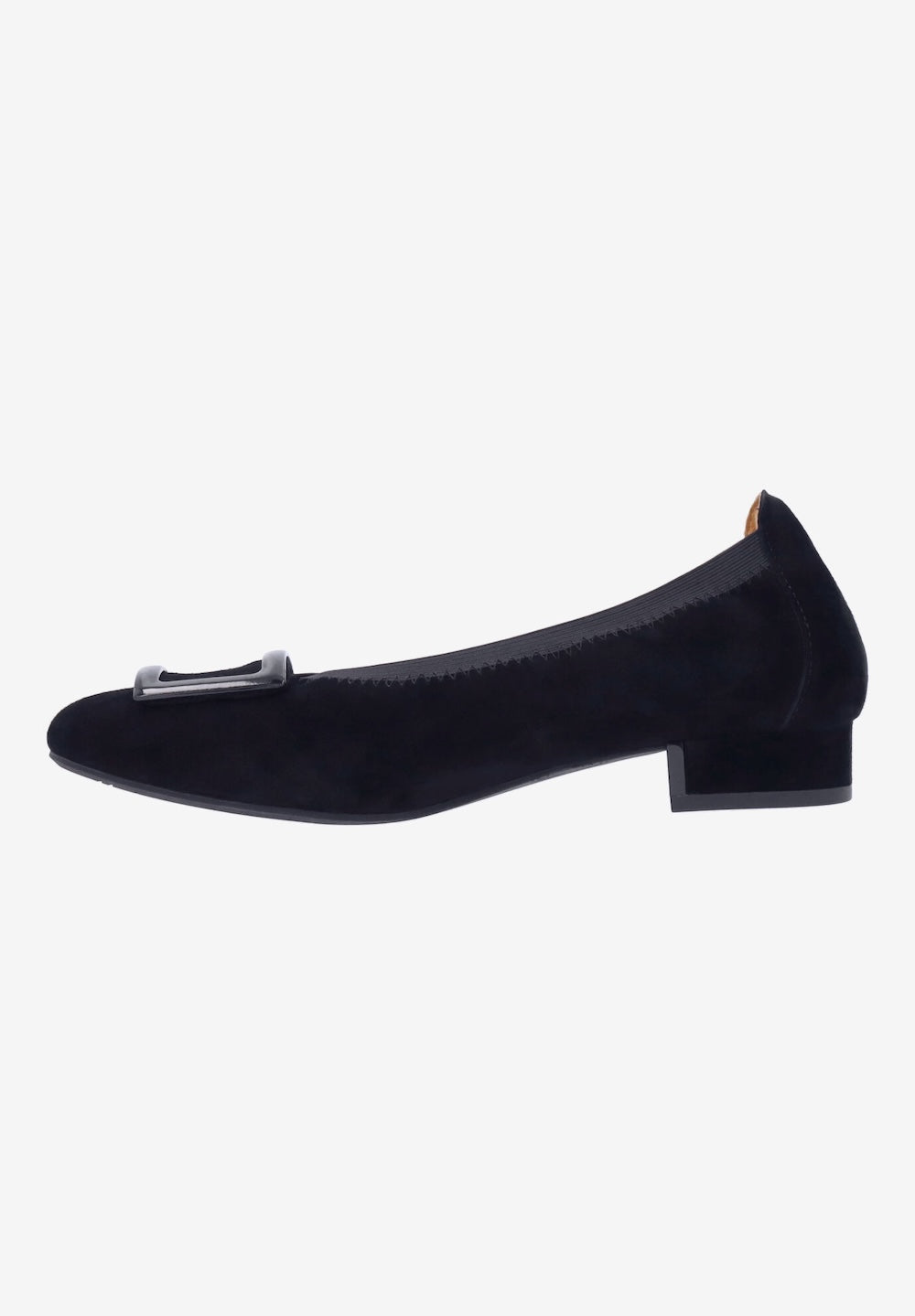 L'Amour Des Pieds Women's Floella Black KidSuede - Orleans Shoe Co.