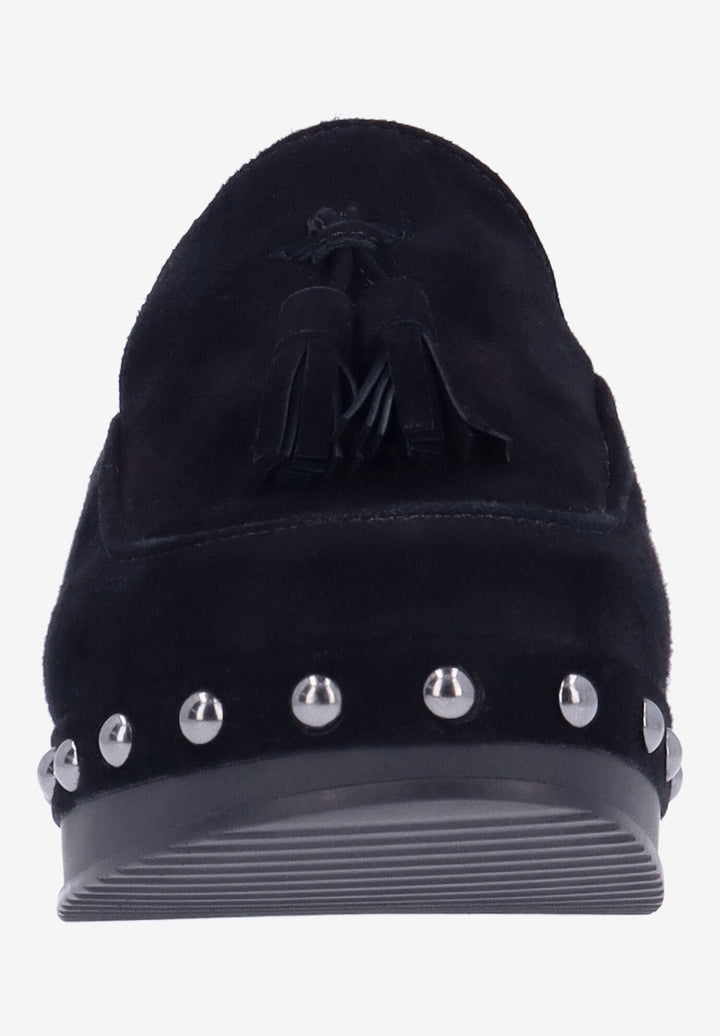 L'Amour Des Pieds Women's Gracen Black KidSuede - Orleans Shoe Co.