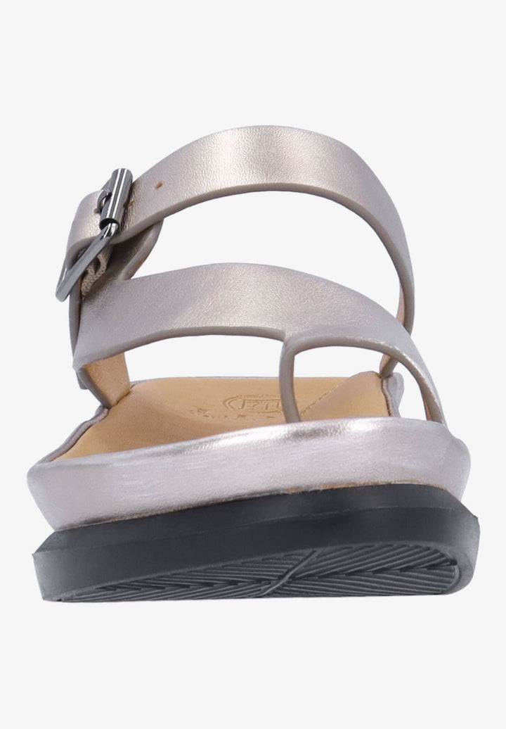L'Amour Des Pieds Women's Alanza Champagne Met. Nappa - Orleans Shoe Co.