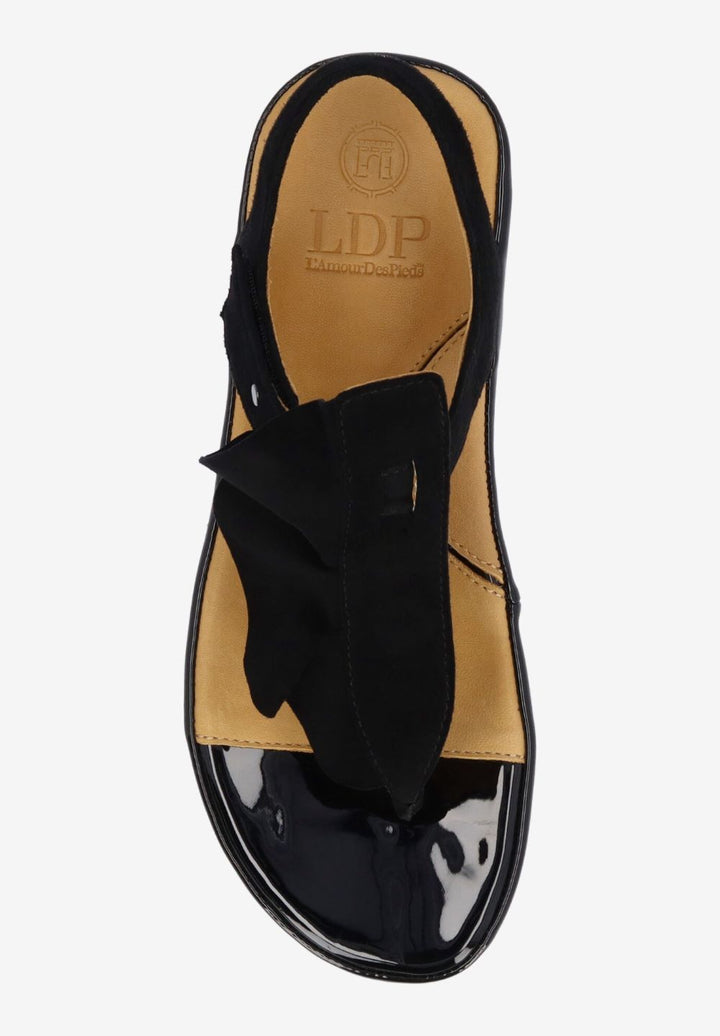 L'Amour Des Pieds Women's Vendala Black Kidsuede - Orleans Shoe Co.