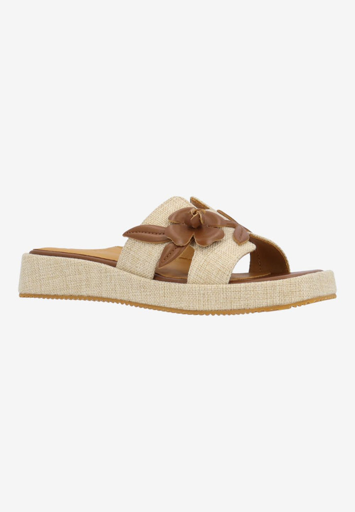 L'Amour Des Pieds Women's Aldara Natural Linen Saddle - Orleans Shoe Co.