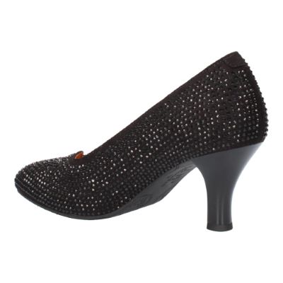 L'Amour Des Pieds Women's Bamelle Black Suede Stones