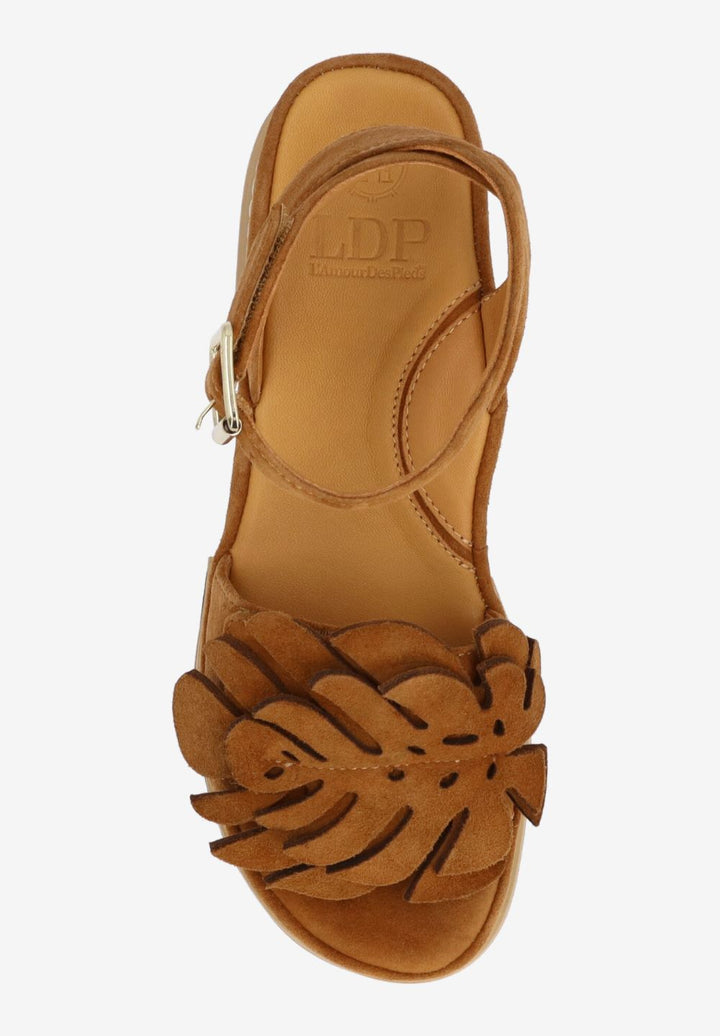 L'Amour Des Pieds Women's Alaric Coffee Kidsuede - Orleans Shoe Co.