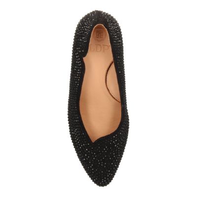 L'Amour Des Pieds Women's Bamelle Black Suede Stones