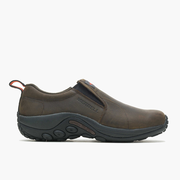 Merrell Men's Jungle Moc Leather Slip Resistant Work Shoe Espresso - Orleans Shoe Co.