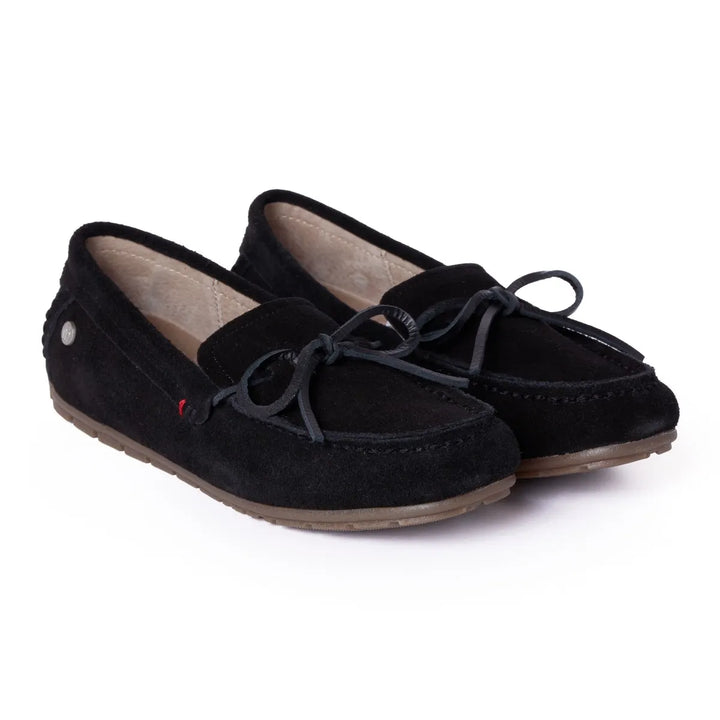Minnetonka Women's Loafer Moc Black - Orleans Shoe Co.