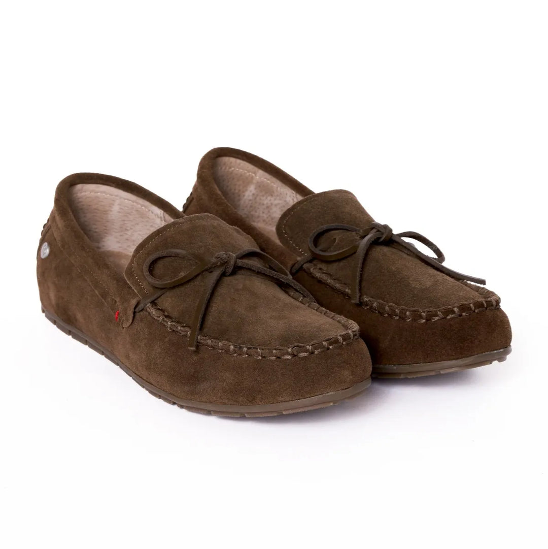 Minnetonka Men's Loafer Moc Autumn Brown - Orleans Shoe Co.