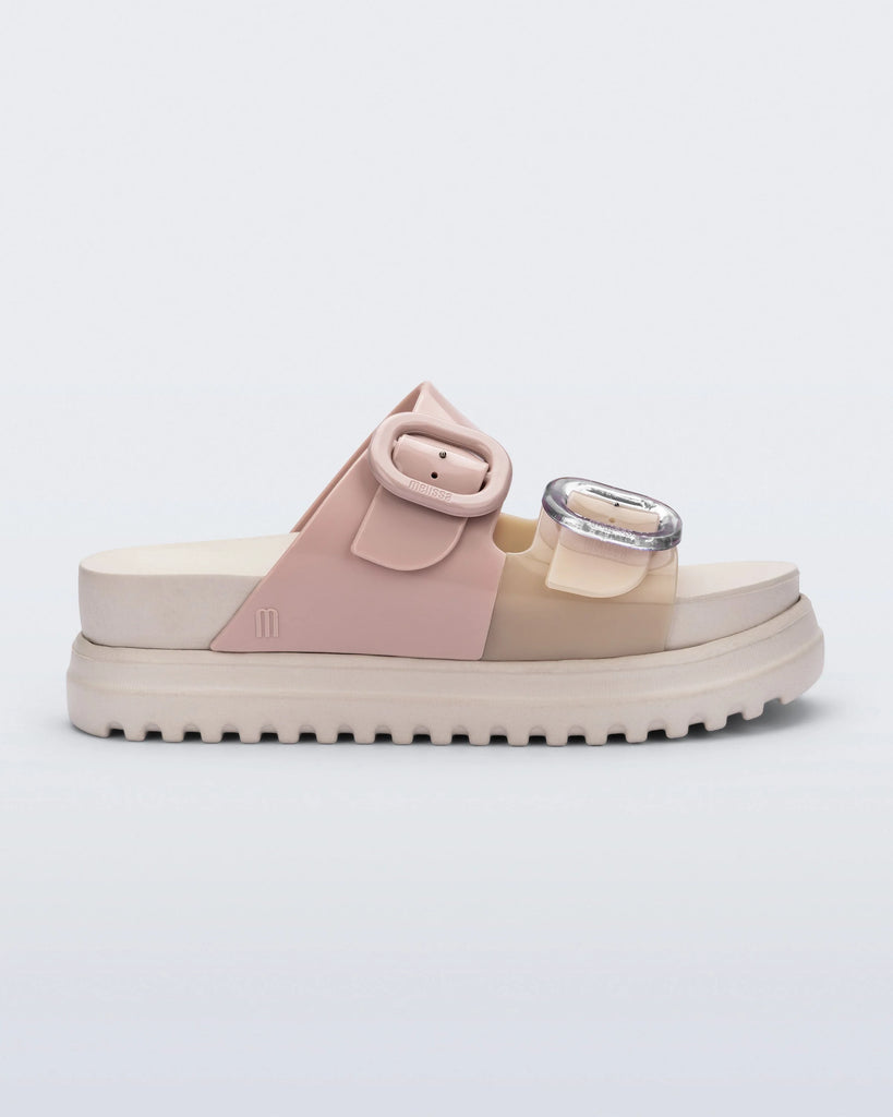 Melissa Women's Cozy Platform Beige Pink – Orleans Shoe Co.