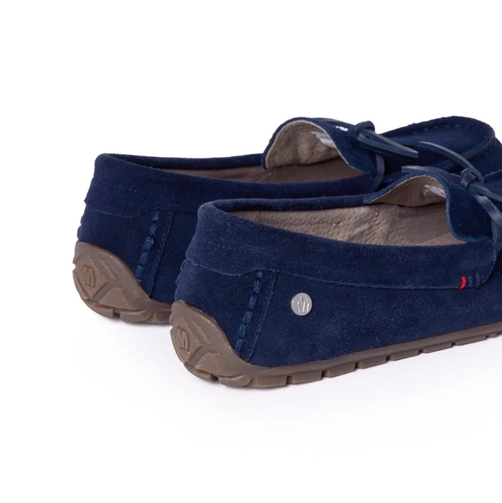 Minnetonka Women's Loafer Moc Navy - Orleans Shoe Co.