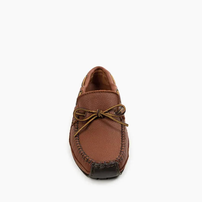 Minnetonka Men's Moosehide Weekender Carmel - Orleans Shoe Co.