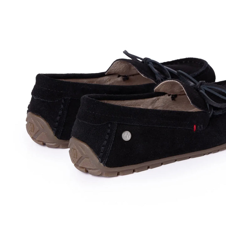 Minnetonka Women's Loafer Moc Black - Orleans Shoe Co.