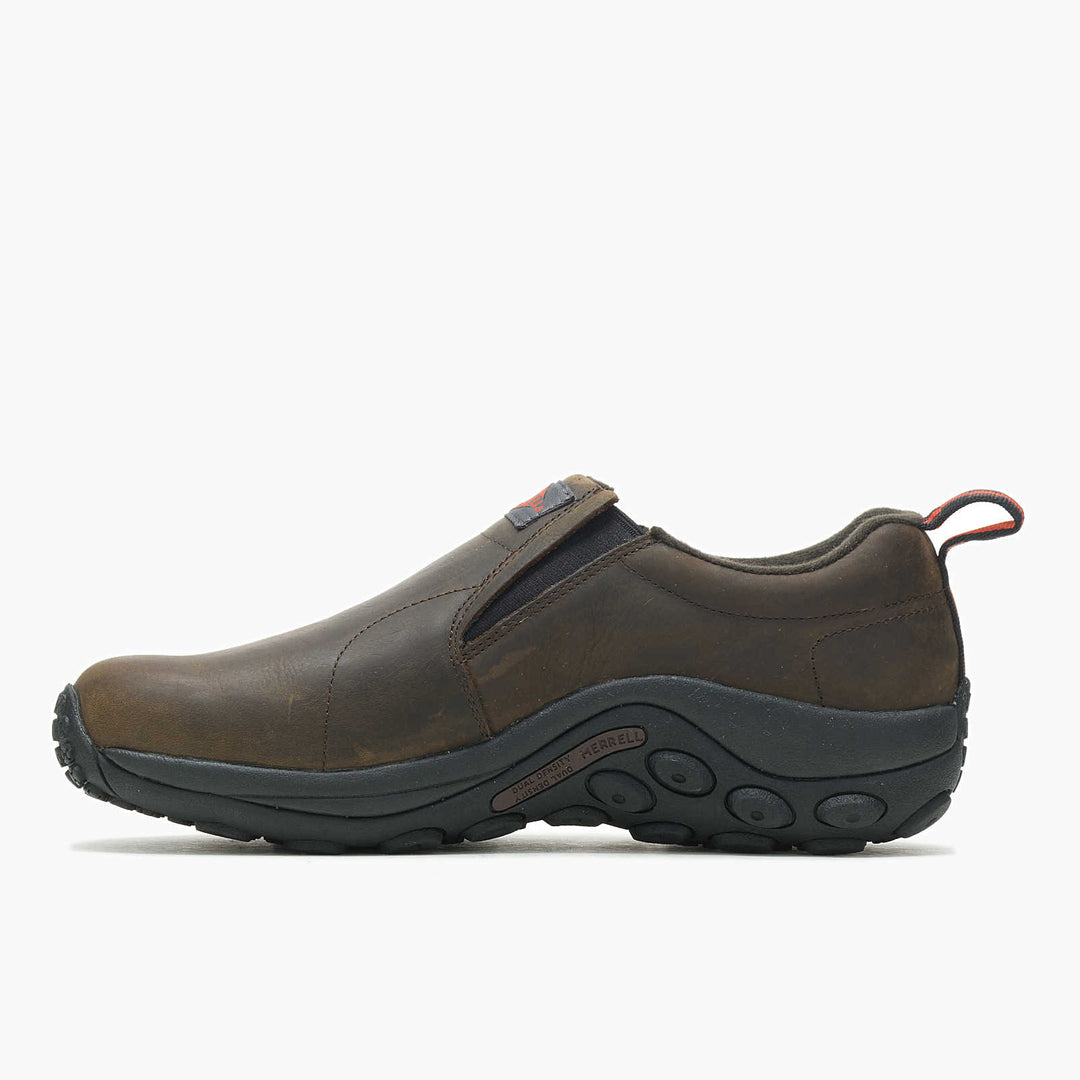 Merrell Men's Jungle Moc Leather Slip Resistant Work Shoe Espresso - Orleans Shoe Co.