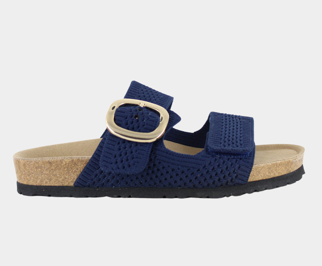 Naot Women's Miami Navy Knit Fabric - Orleans Shoe Co.