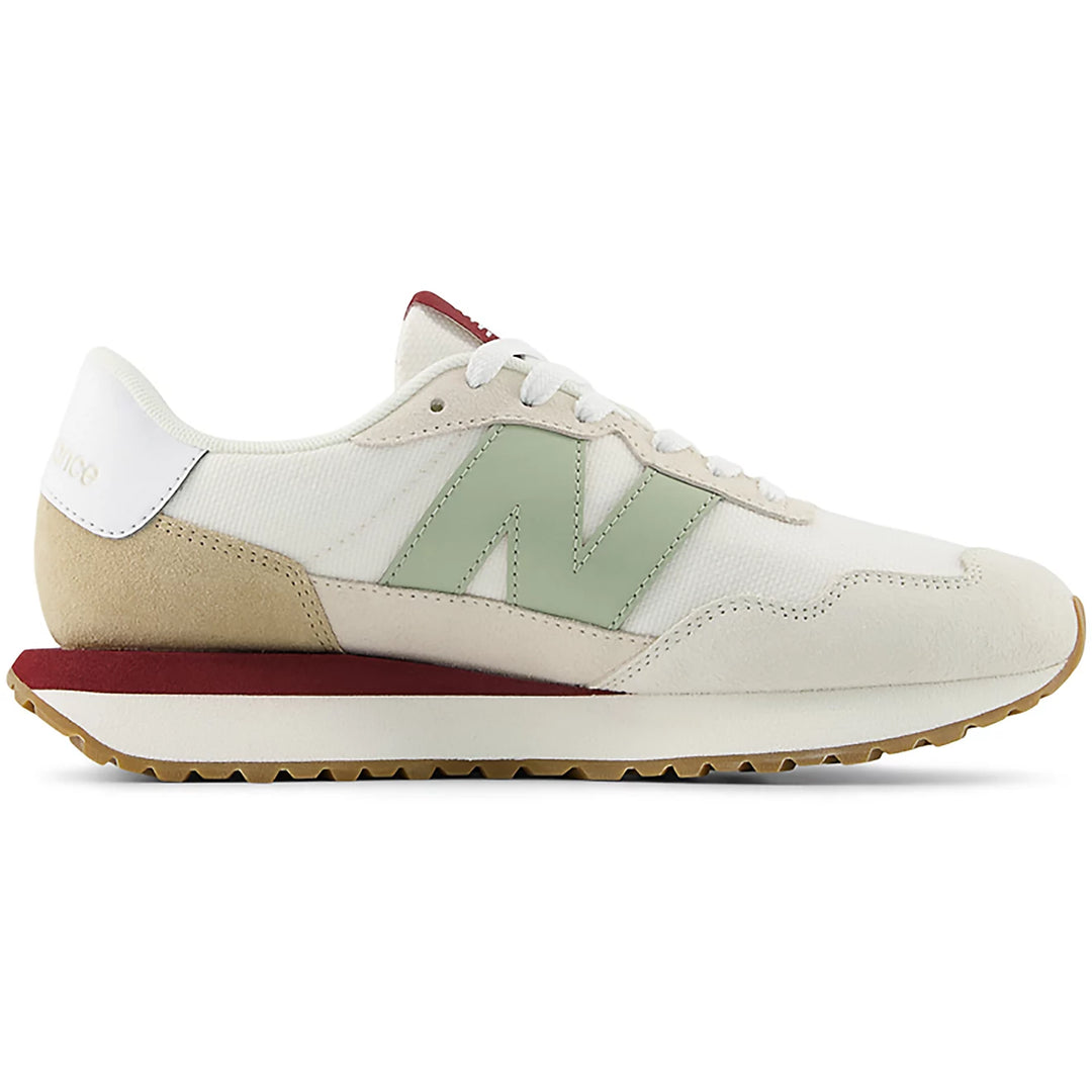 New Balance Women's WS237GM White Green - Orleans Shoe Co.