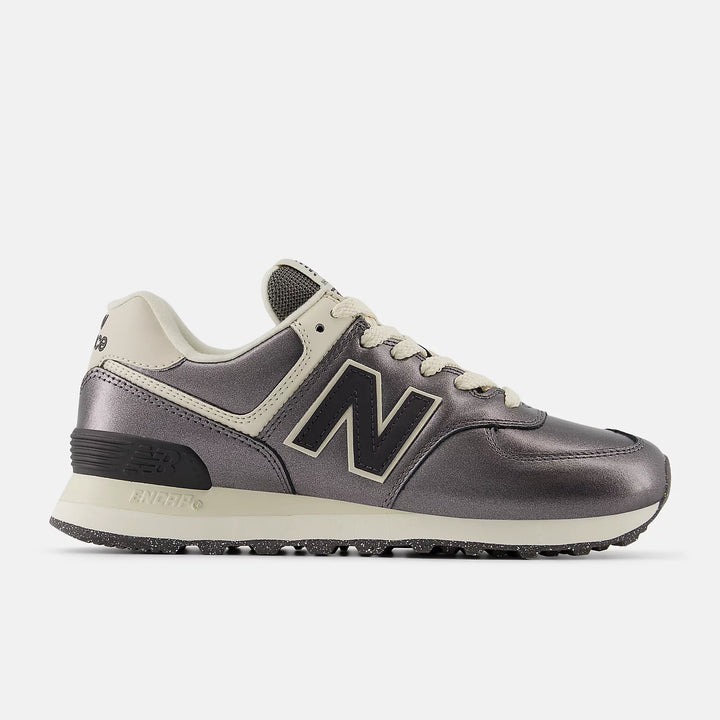 New Balance Women's WL574MGS Brown Black