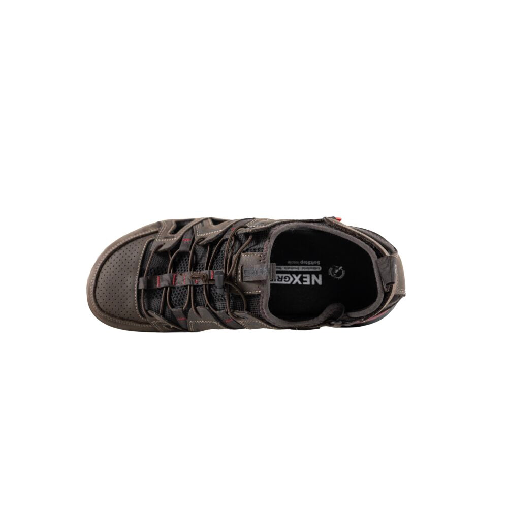 NexGrip Canada Men's Jaxson Dark Brown Black - Orleans Shoe Co.