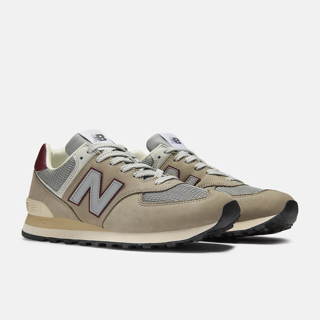 New Balance Unisex U574SKB Brown Red
