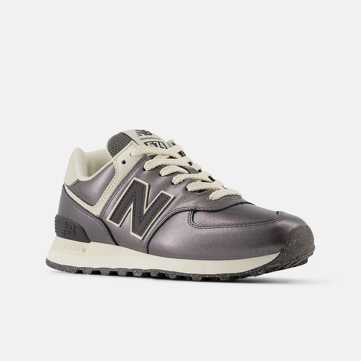 New Balance Women's WL574MGS Brown Black