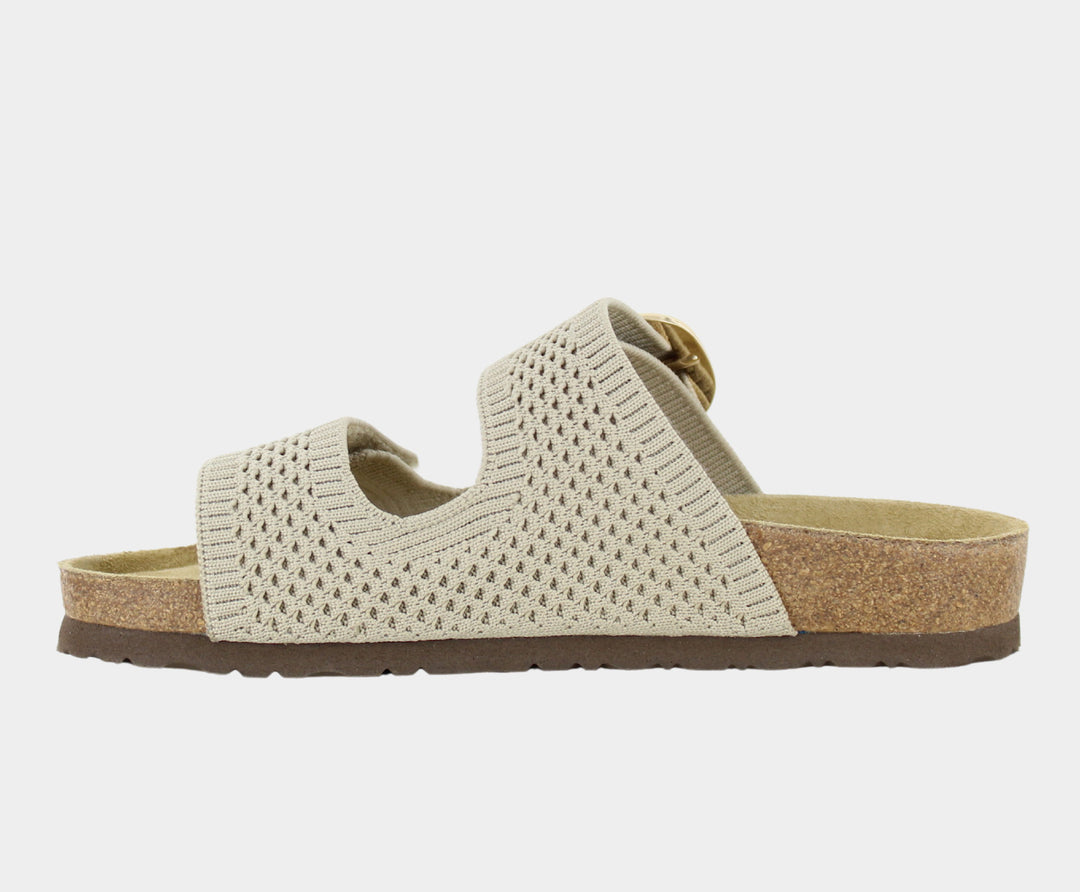 Naot Women's Miami Beige Knit Fabric - Orleans Shoe Co.
