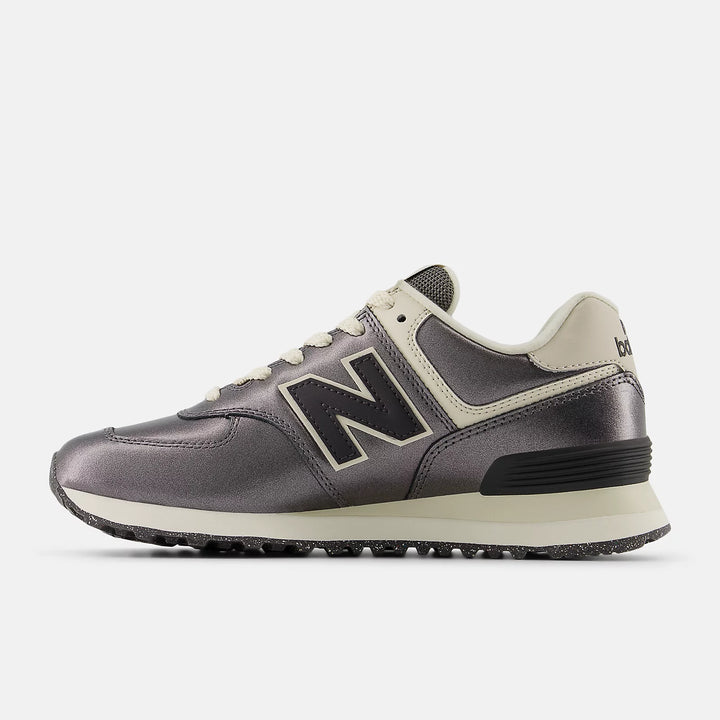 New Balance Women's WL574MGS Brown Black