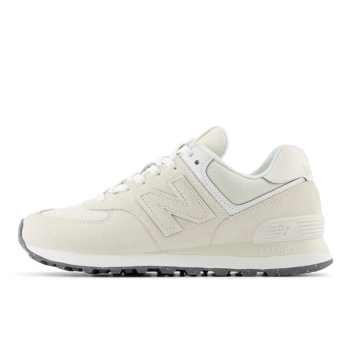 New Balance Women's WL574RBL Beige White - Orleans Shoe Co.