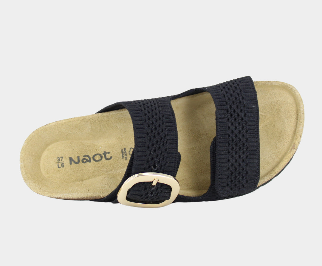 Naot Women's Miami Black Knit Fabric - Orleans Shoe Co.
