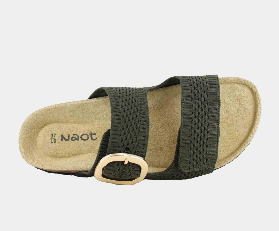Naot Women's Miami Olive Knit Fabric - Orleans Shoe Co.