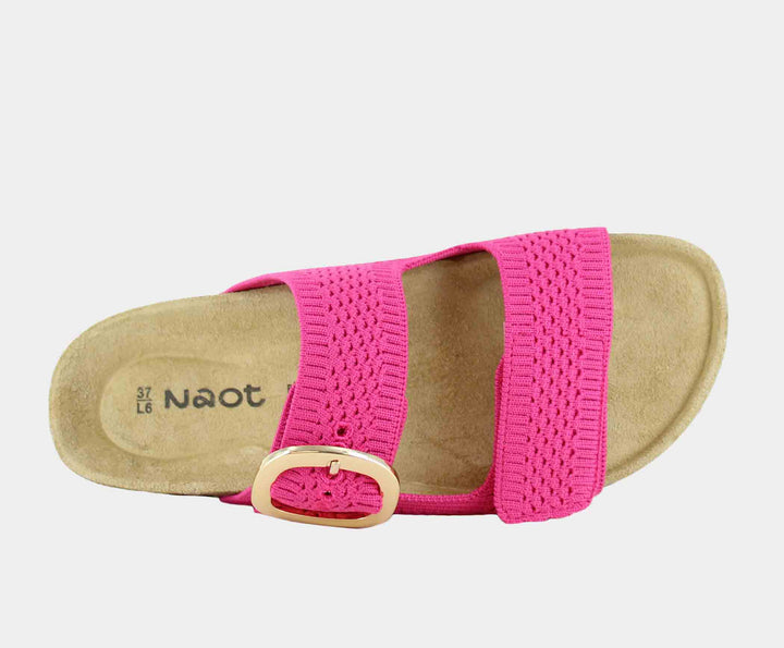 Naot Women's Miami Fuschia Knit Fabric - Orleans Shoe Co.