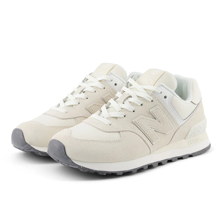 New Balance Women's WL574RBL Beige White - Orleans Shoe Co.