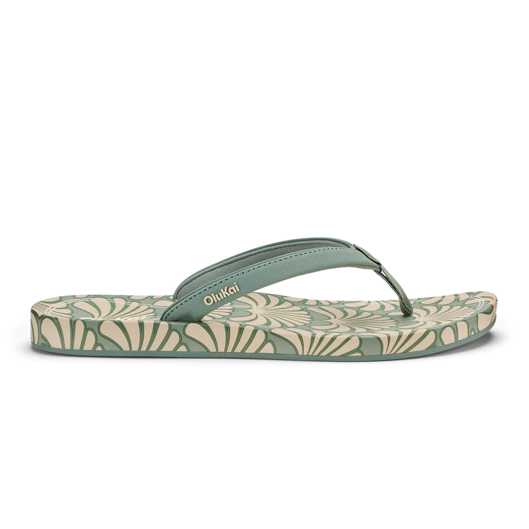 Olukai Women's 'Uiki Silver Pine Pa'i - Orleans Shoe Co.