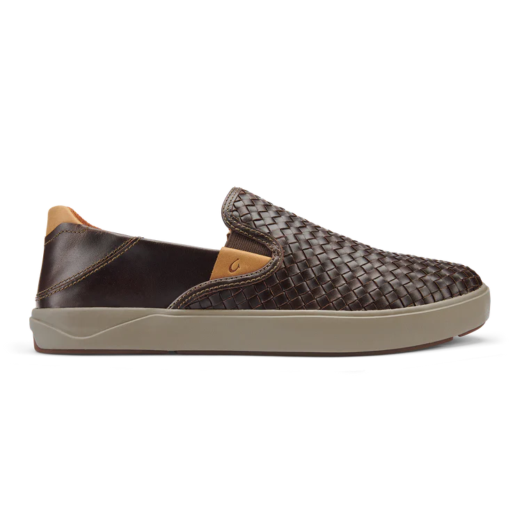 Olukai Men’s Lae’ahi Lauhala Dark Wood