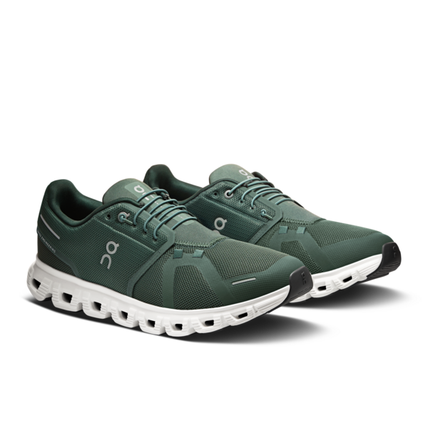 On Men's Cloud 6 Olive Evergreen