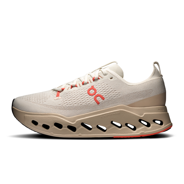 On Women's Cloudsurfer Max Ivory Salmon