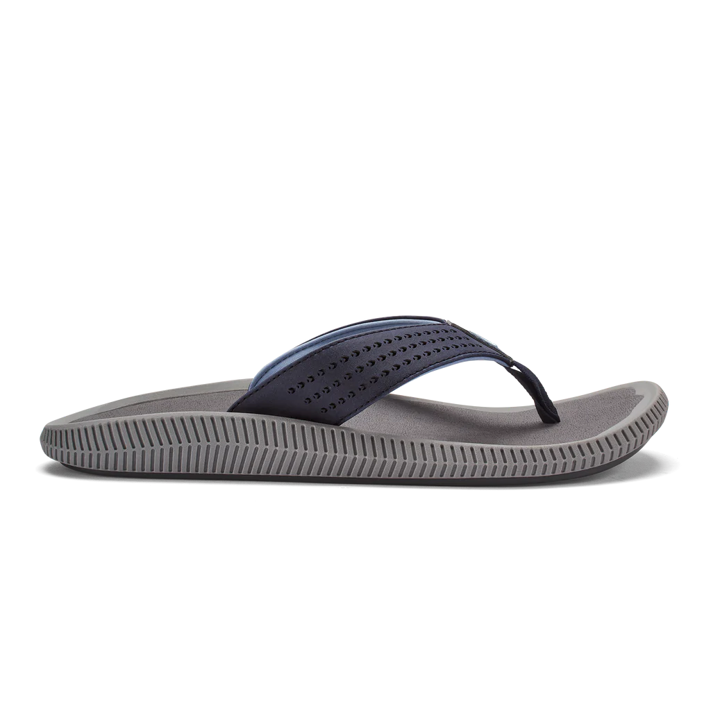 Olukai Men’s Ulele Blue Depth Charcoal - Orleans Shoe Co.