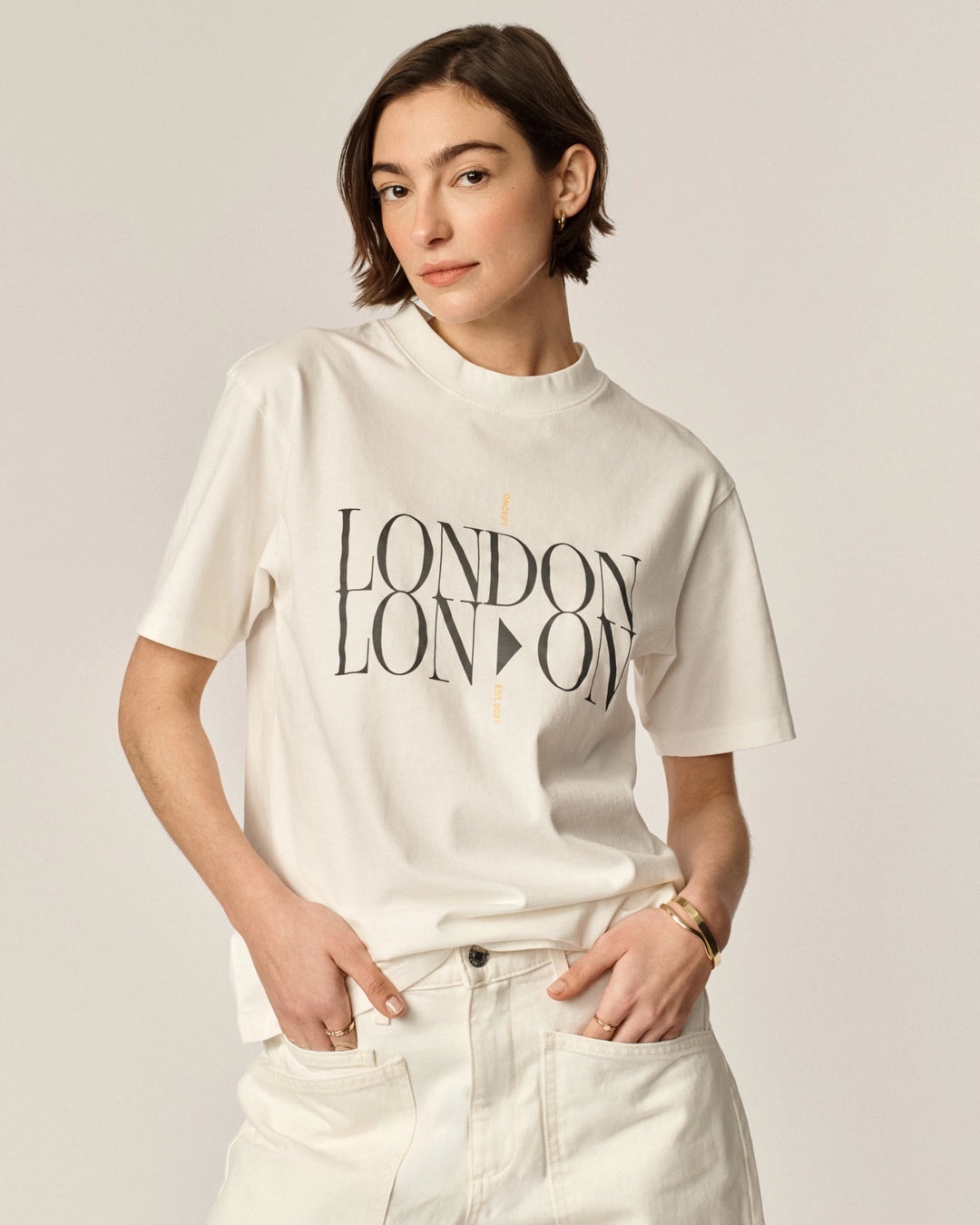 Oncept Women's London Tee White