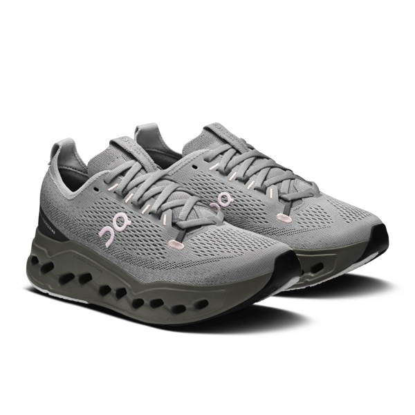 On Women's Cloudsurfer Max Alloy Asphalt