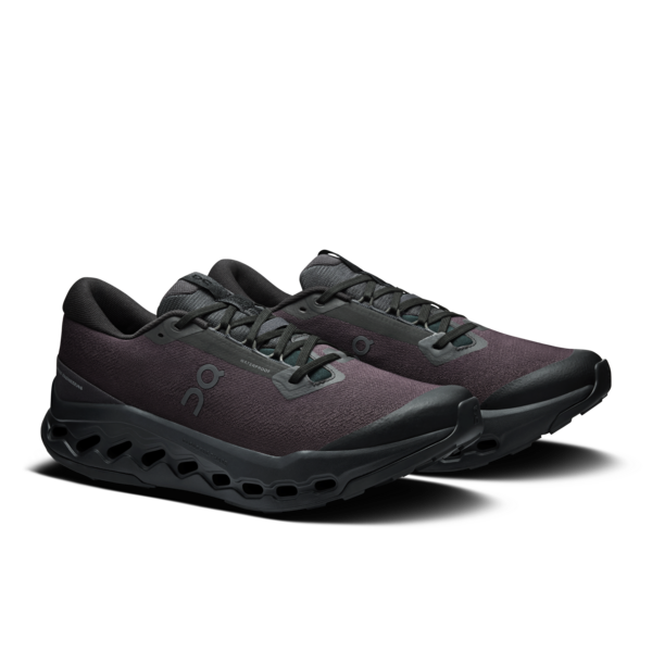 On Men's Cloudsurfer Trail 2 Waterproof Black Black - Orleans Shoe Co.