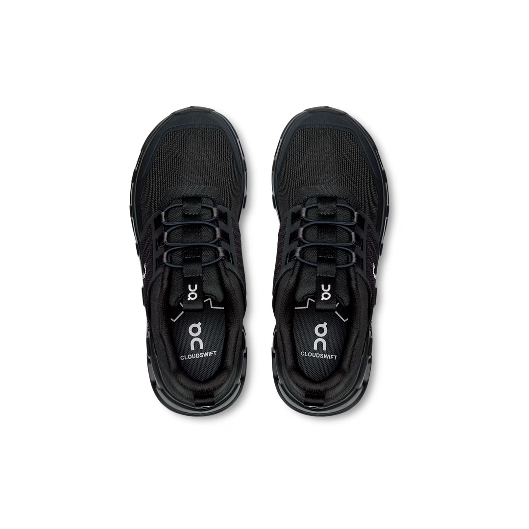 On Kids Cloudswift All Black