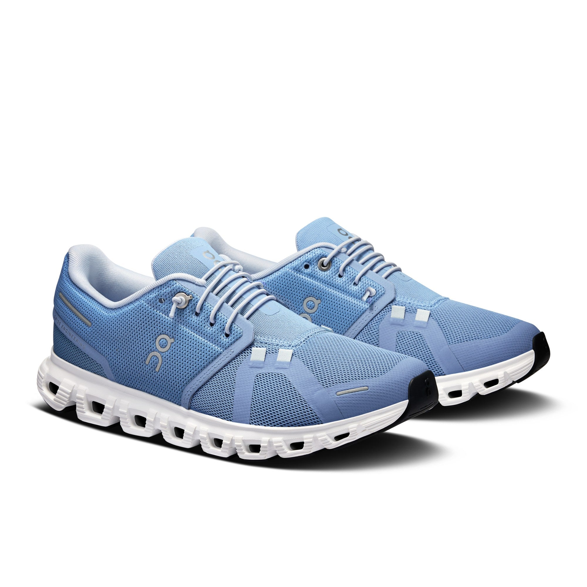 On Women's Cloud 6 Chambray White – Orleans Shoe Co.