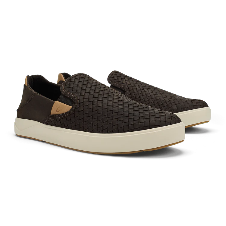 Olukai Men's Lae'ahi Lauhala Dark Java Dark Java - Orleans Shoe Co.