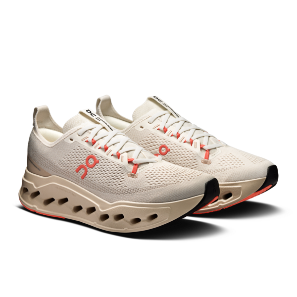 On Women's Cloudsurfer Max Ivory Salmon
