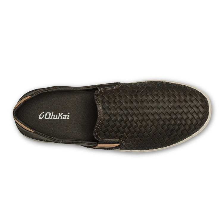 Olukai Men's Lae'ahi Lauhala Dark Java Dark Java - Orleans Shoe Co.