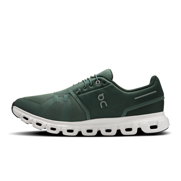 On Men's Cloud 6 Olive Evergreen