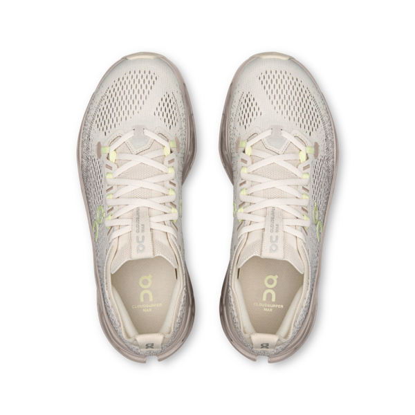 On Women's Cloudsurfer Max Pelican Limelight - Orleans Shoe Co.